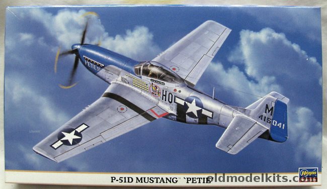 Hasegawa 1/48 P-51D Mustang - Petie 3rd, 09707 plastic model kit
